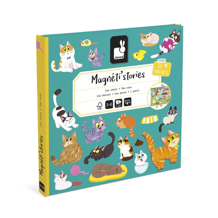 Janod | Magneti Stories | Katten | 3 - 8 jaar - Kleine Eland