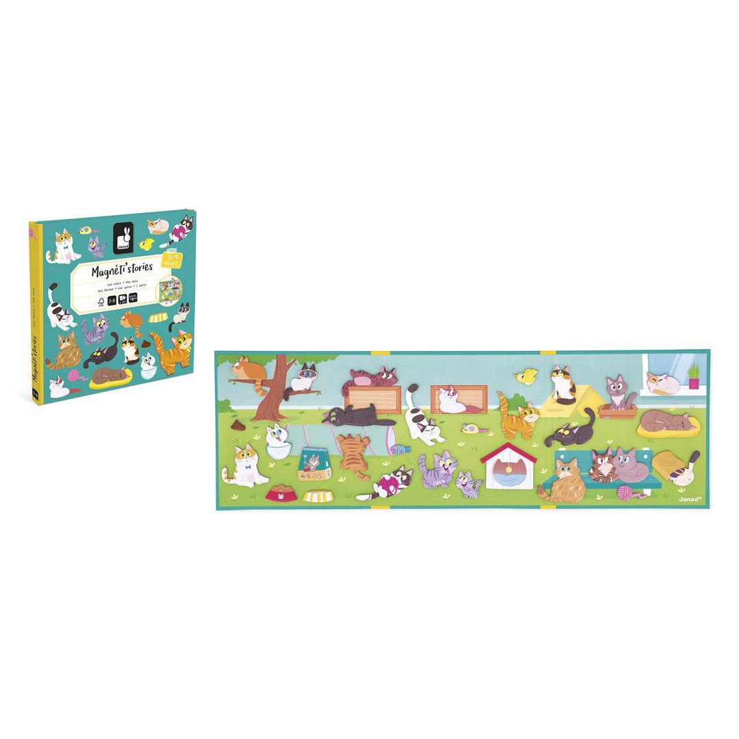 Janod | Magneti Stories | Katten | 3 - 8 jaar - Kleine Eland