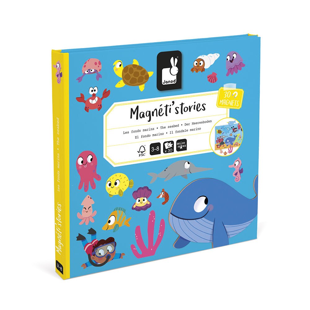 Janod | Magneti Stories | Zeedieren | 3 - 8 jaar - Kleine Eland