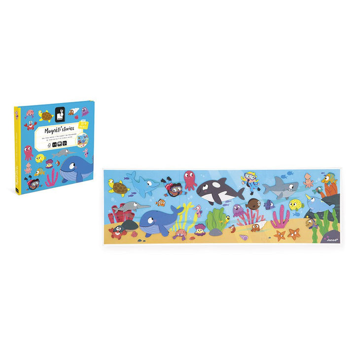 Janod | Magneti Stories | Zeedieren | 3 - 8 jaar - Kleine Eland