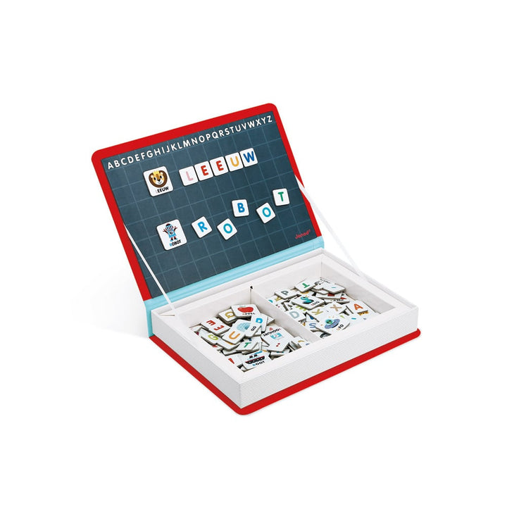 Janod | Magnetibook | Alfabet Nederlandstalig! | 3 tot 8 jaar - Kleine Eland