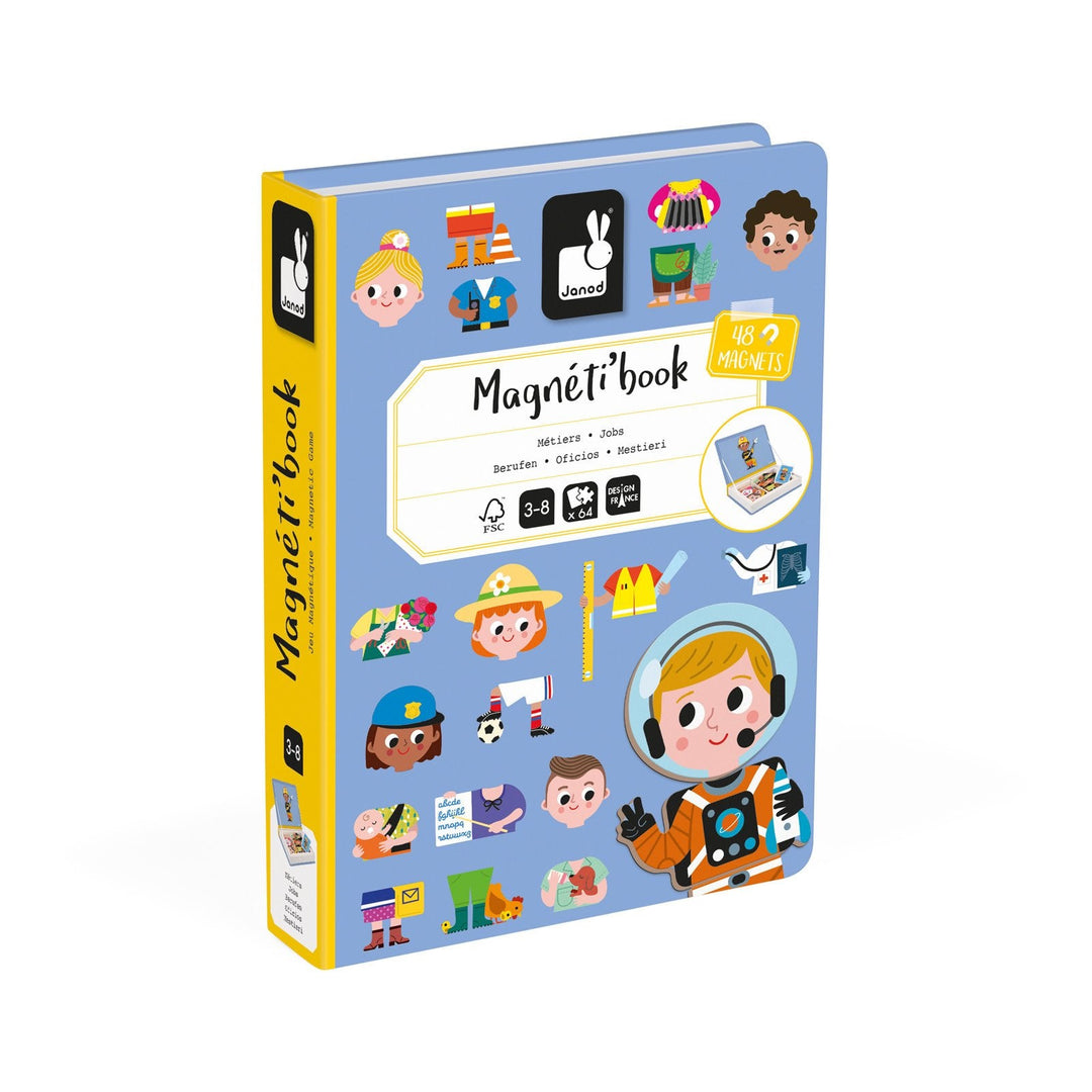Janod | Magnetibook | Beroepen | 3 - 8 jaar - Kleine Eland