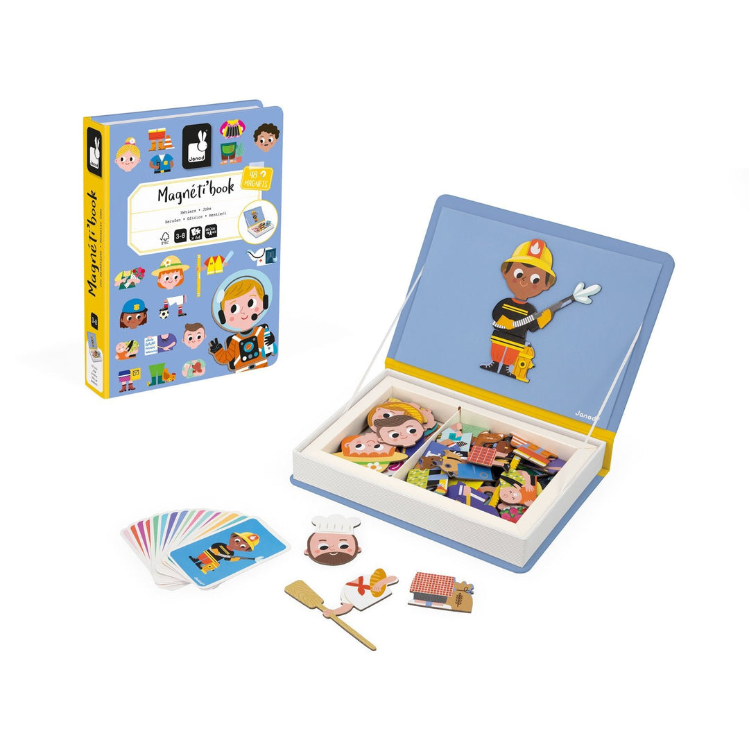Janod | Magnetibook | Beroepen | 3 - 8 jaar - Kleine Eland