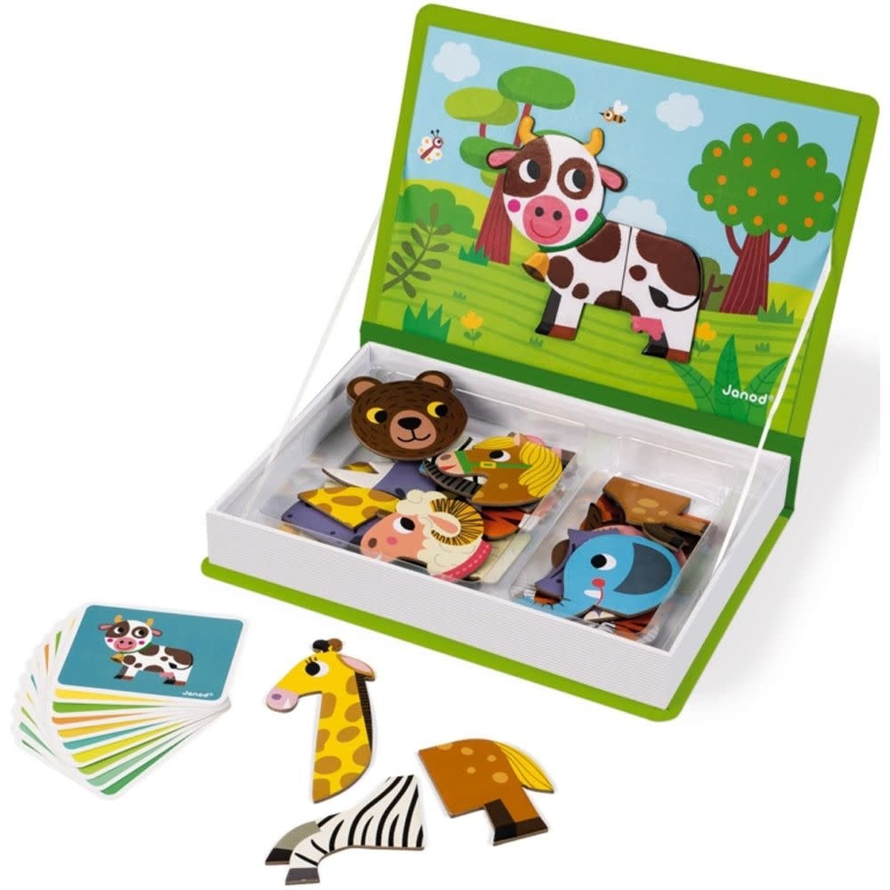 Janod | Magnetibook | Dieren | 3 tot 8 jaar - Kleine Eland