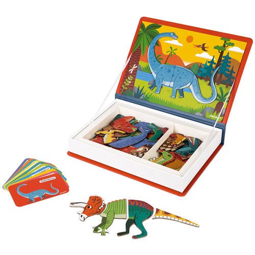 Janod | Magnetibook | Dinosaurus | 3 - 8 jaar - Kleine Eland