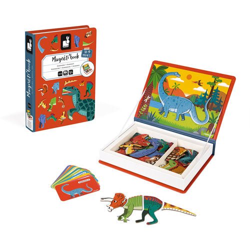 Janod | Magnetibook | Dinosaurus | 3 - 8 jaar - Kleine Eland