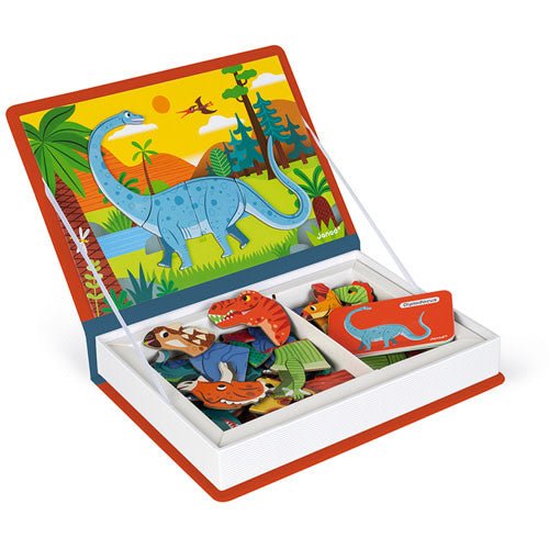 Janod | Magnetibook | Dinosaurus | 3 - 8 jaar - Kleine Eland