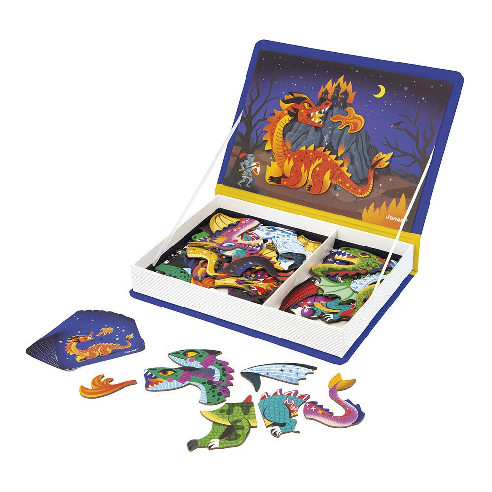Janod | Magnetibook | Draken | 3 tot 8 jaar - Kleine Eland