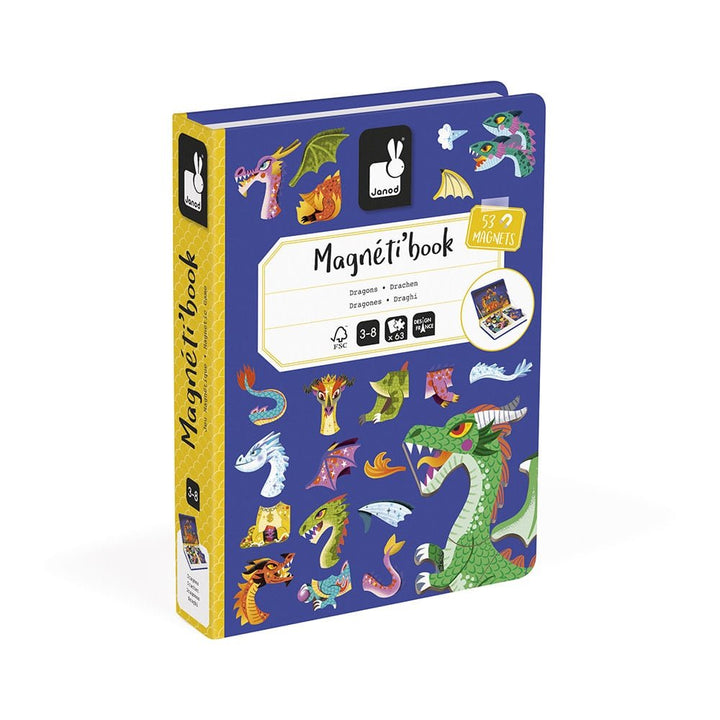 Janod | Magnetibook | Draken | 3 tot 8 jaar - Kleine Eland