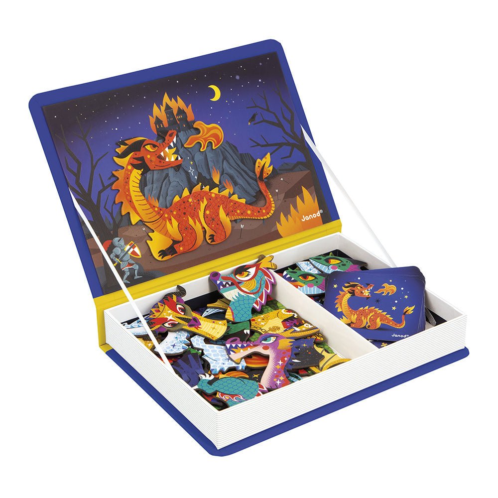 Janod | Magnetibook | Draken | 3 tot 8 jaar - Kleine Eland