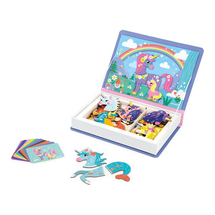 Janod | Magnetibook | Eenhoorn | 3 tot 8 jaar - Kleine Eland