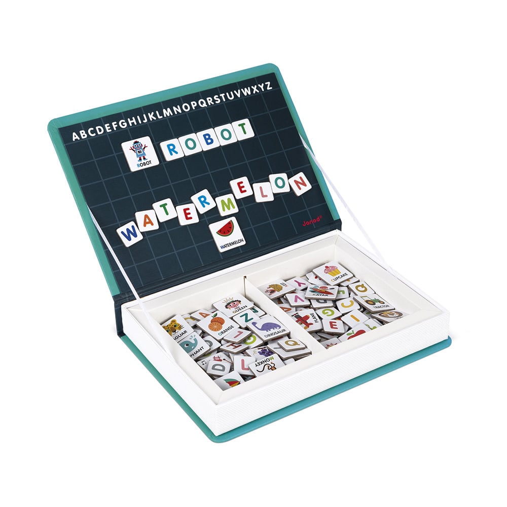 Janod | Magnetibook | English Alphabet | 3 - 8 jaar - Kleine Eland