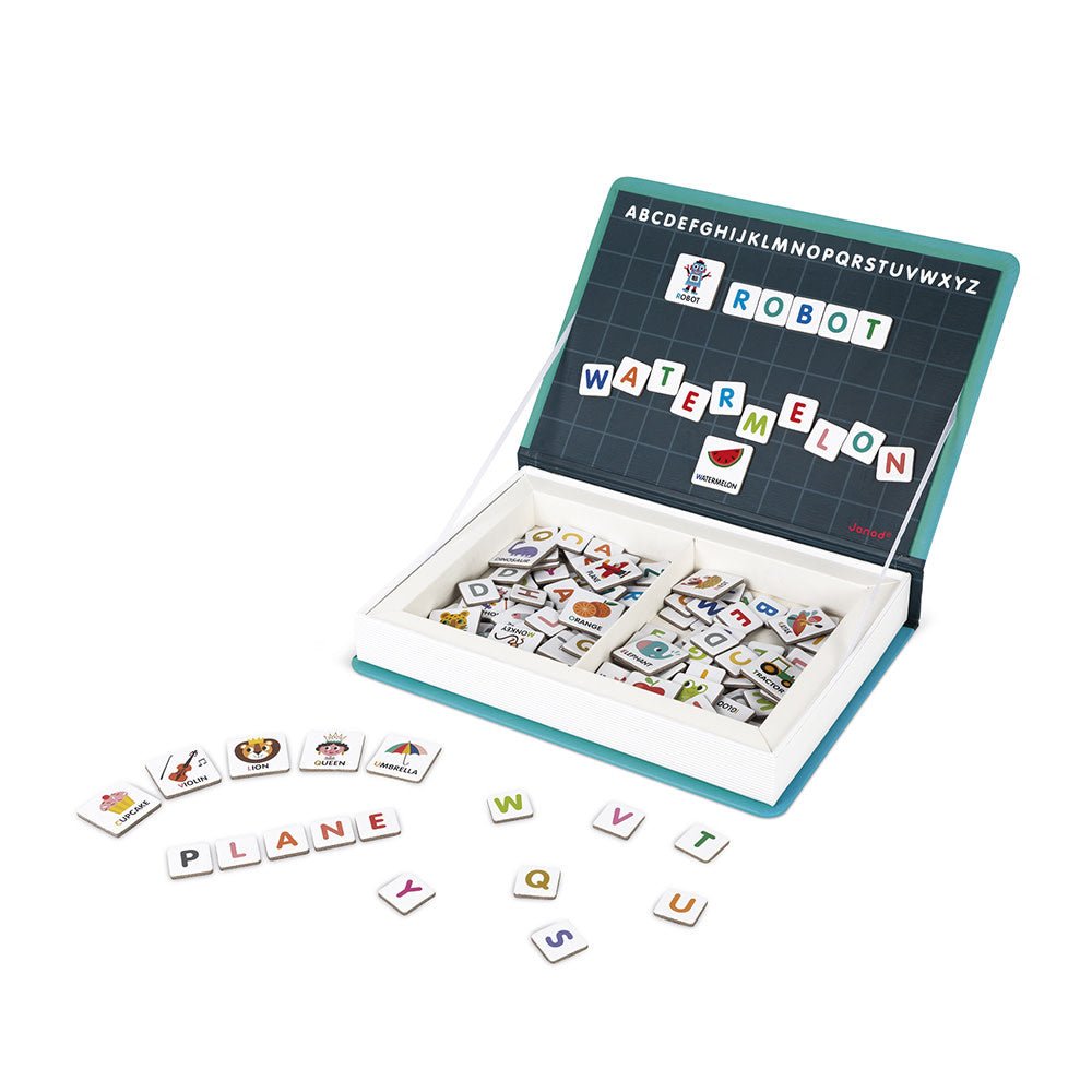 Janod | Magnetibook | English Alphabet | 3 - 8 jaar - Kleine Eland