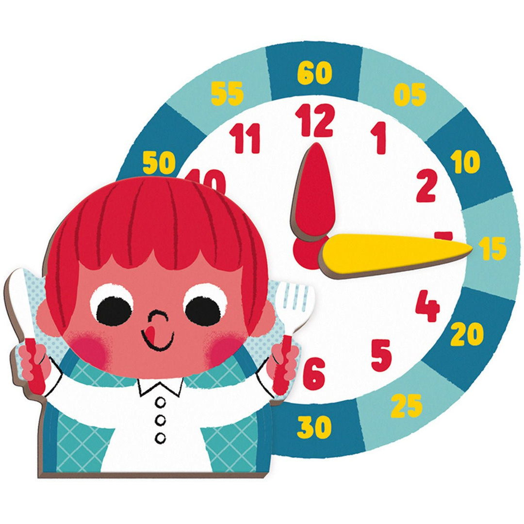 Janod | Magnetibook | Klok kijken | 3 tot 8 jaar - Kleine Eland