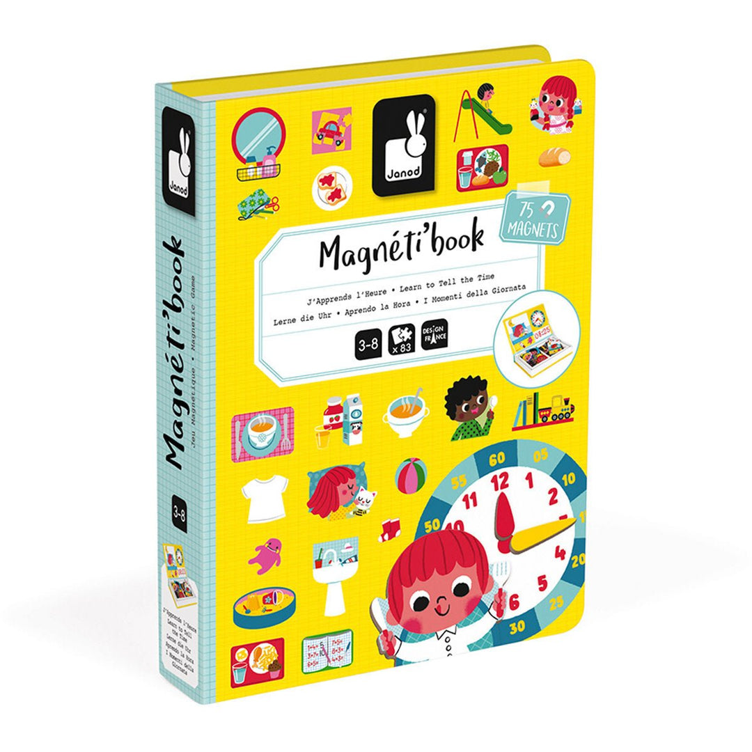 Janod | Magnetibook | Klok kijken | 3 tot 8 jaar - Kleine Eland
