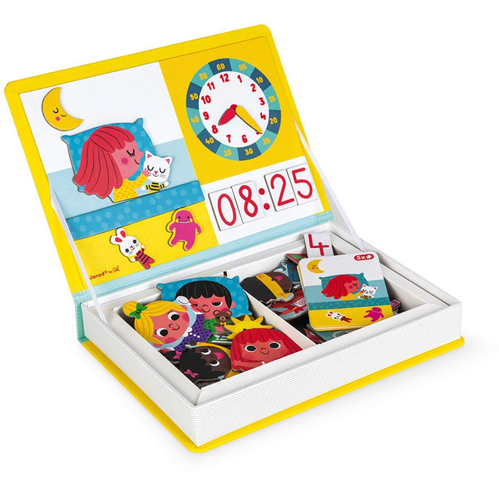 Janod | Magnetibook | Klok kijken | 3 tot 8 jaar - Kleine Eland