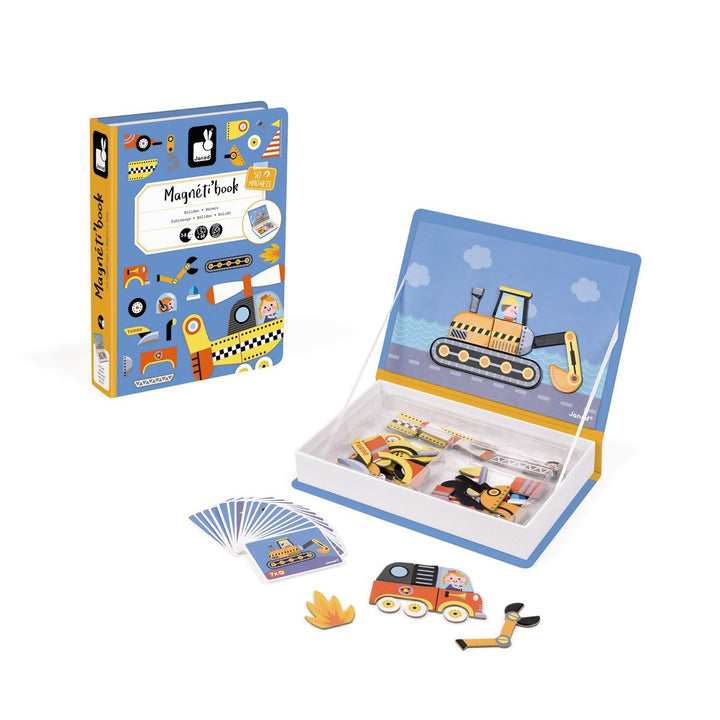 Janod | Magnetibook | Racers | 3 - 8 jaar - Kleine Eland