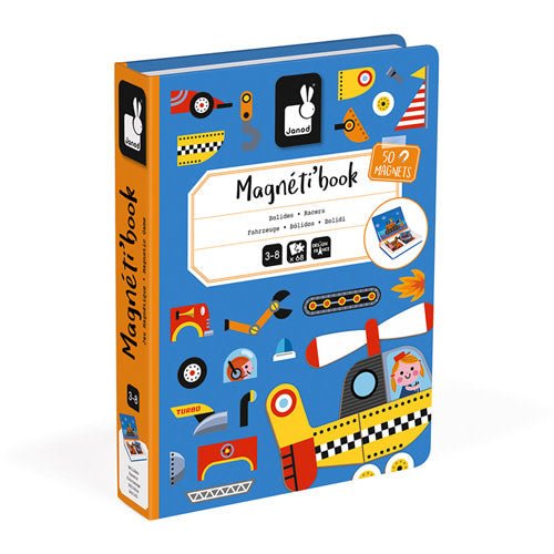 Janod | Magnetibook | Racers | 3 - 8 jaar - Kleine Eland