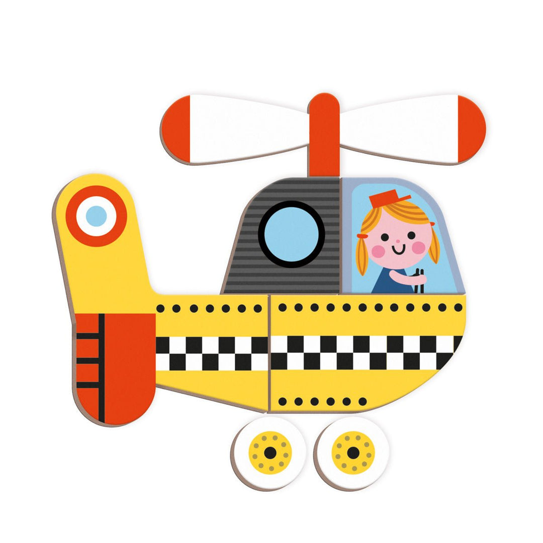 Janod | Magnetibook | Racers | 3 - 8 jaar - Kleine Eland