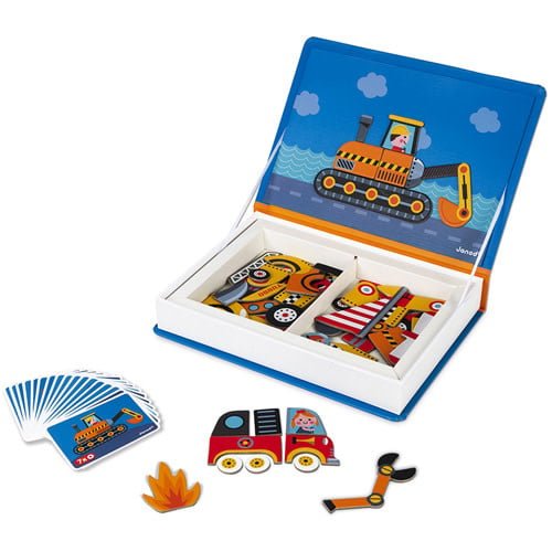 Janod | Magnetibook | Racers | 3 - 8 jaar - Kleine Eland