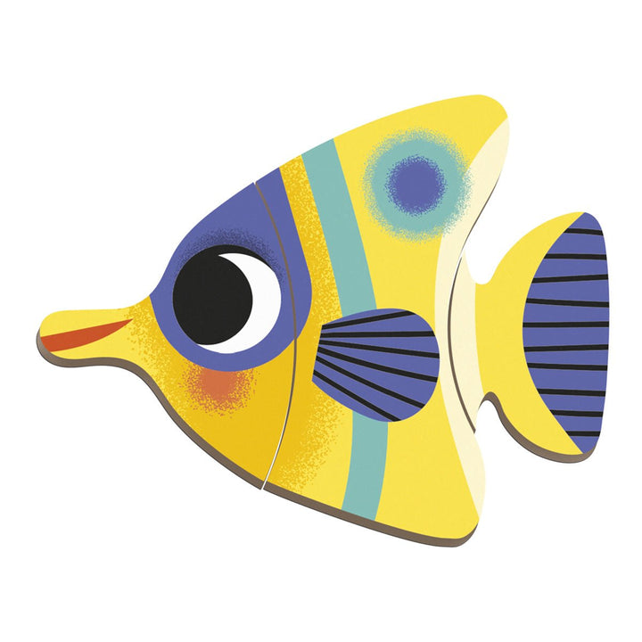 Janod | Magnetibook | Tropische Vissen | 3 tot 8 jaar - Kleine Eland