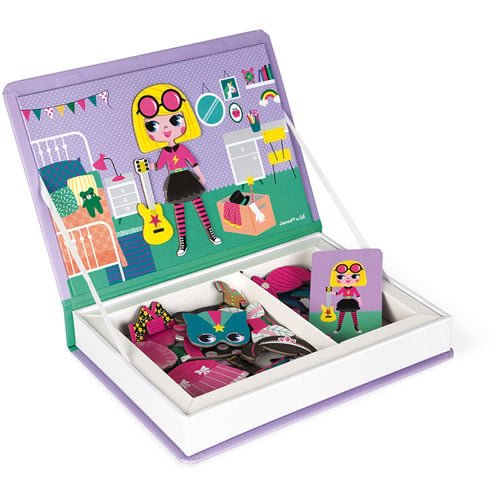 Janod | Magnetibook | Verkleedfeest | 3 - 8 jaar - Kleine Eland