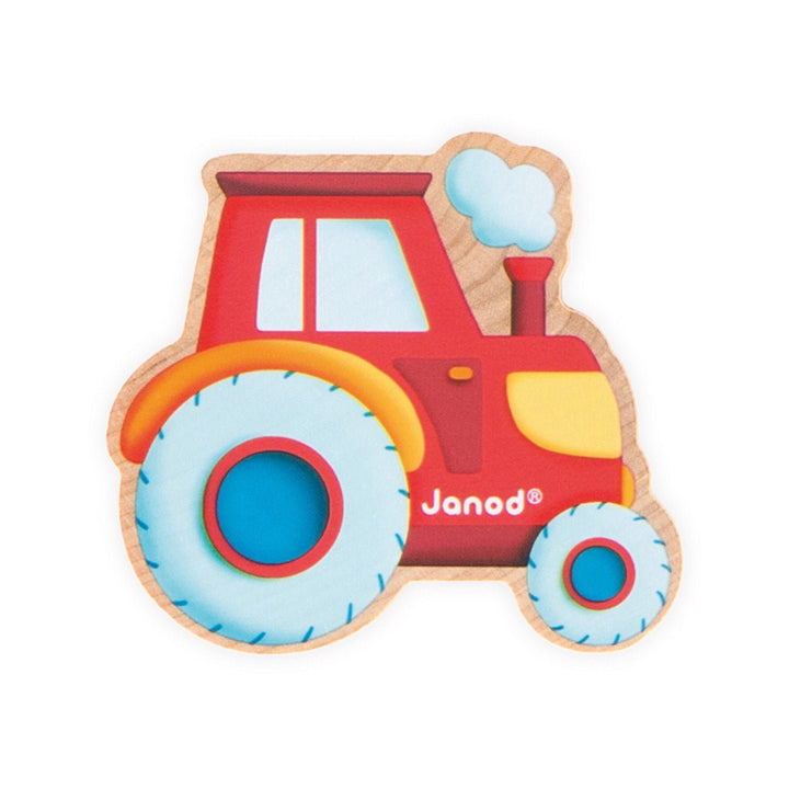Janod | Rijgkralen | Boerderij | Moestuin | 11 kralen | 2+ - Kleine Eland