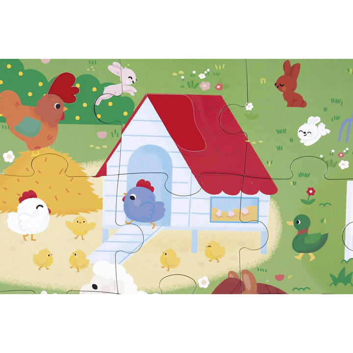 Janod Voelpuzzel - Boerderij - 2+ - Kleine Eland