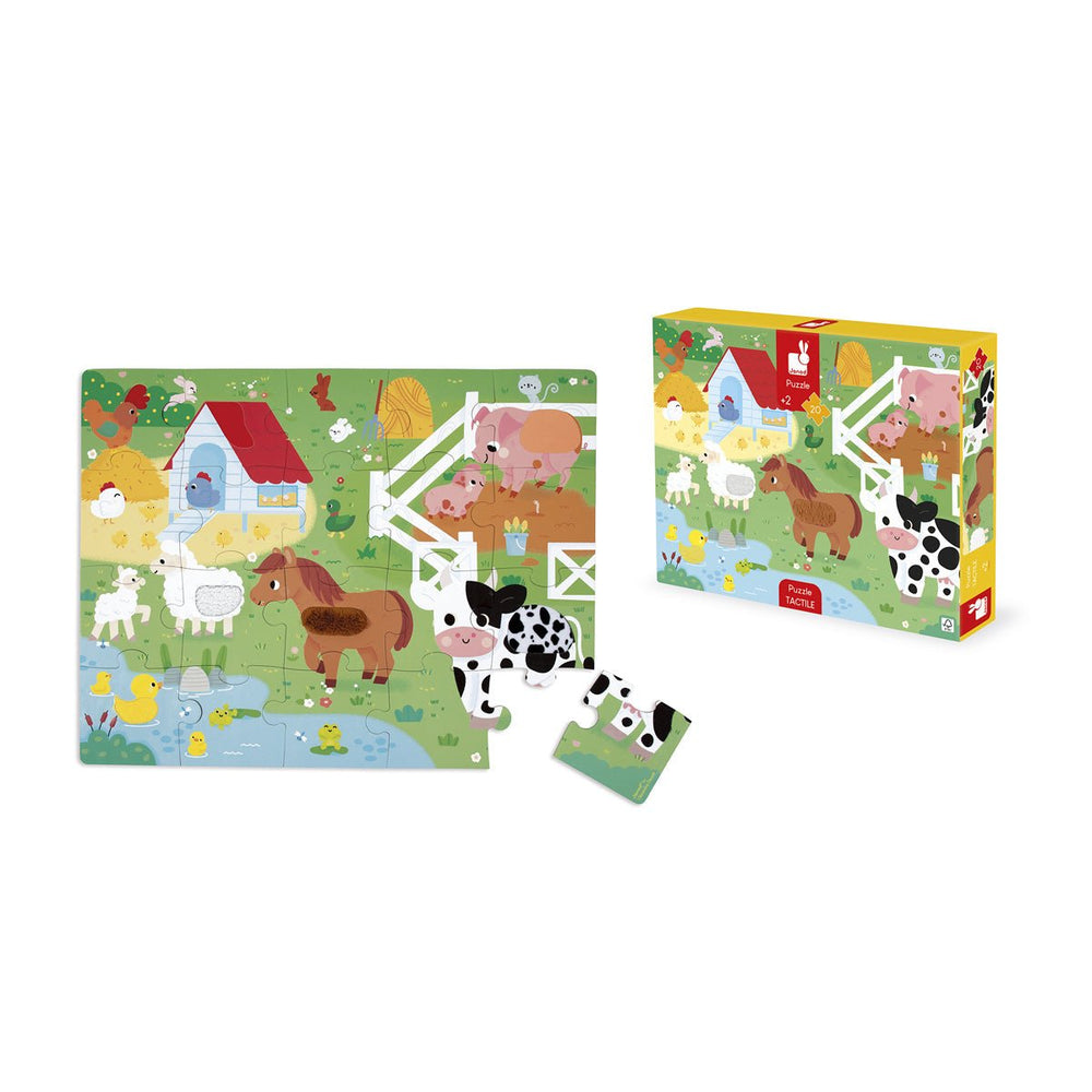 Janod Voelpuzzel - Boerderij - 2+ - Kleine Eland