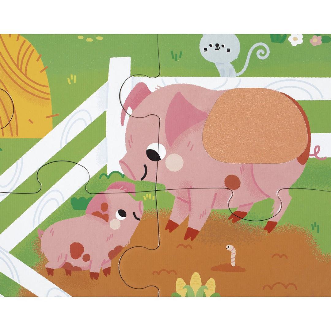 Janod Voelpuzzel - Boerderij - 2+ - Kleine Eland