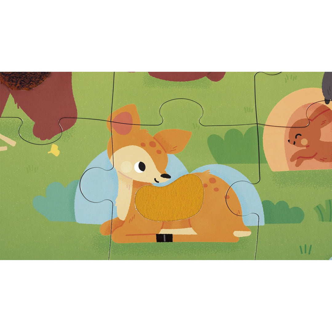 Janod Voelpuzzel - Bos - 2+ - Kleine Eland