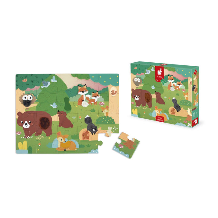 Janod Voelpuzzel - Bos - 2+ - Kleine Eland