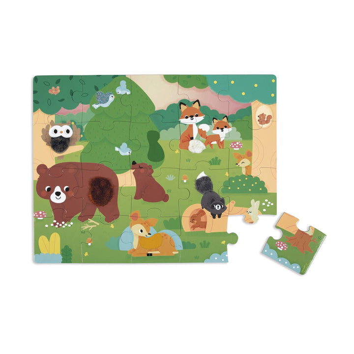 Janod Voelpuzzel - Bos - 2+ - Kleine Eland