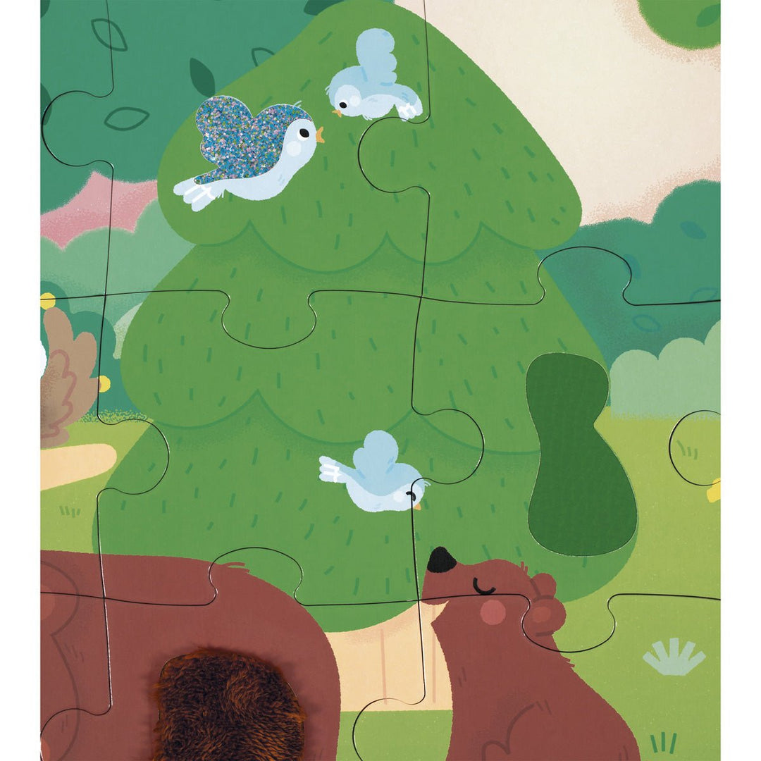 Janod Voelpuzzel - Bos - 2+ - Kleine Eland