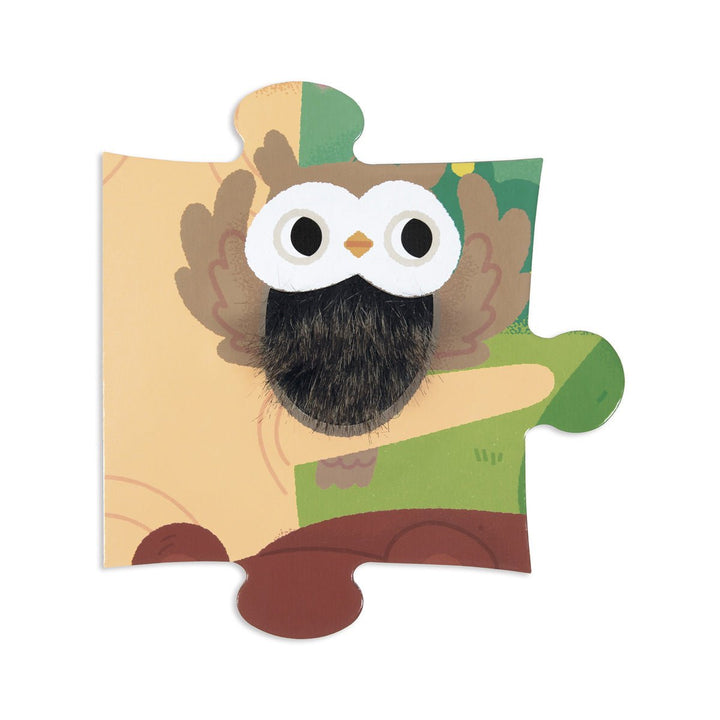 Janod Voelpuzzel - Bos - 2+ - Kleine Eland