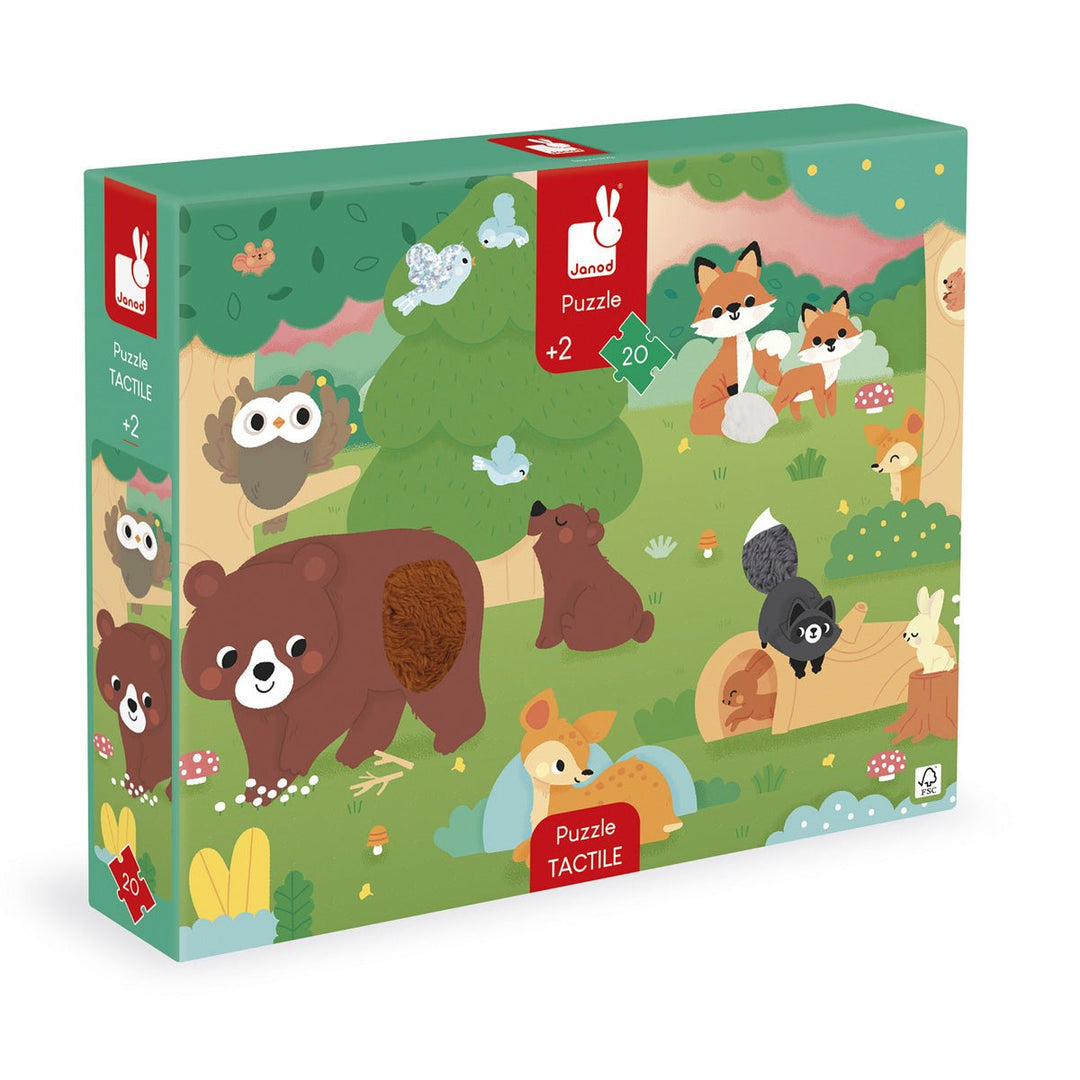 Janod Voelpuzzel - Bos - 2+ - Kleine Eland