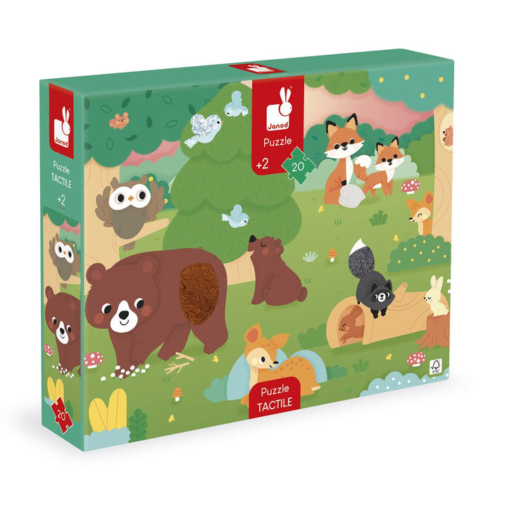 Janod Voelpuzzel - Bos - 2+ - Kleine Eland