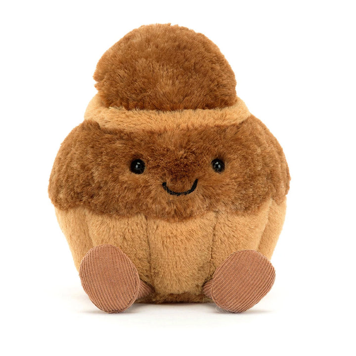 Jellycat Amuseables Brigitte Brioche, schräg von vorn