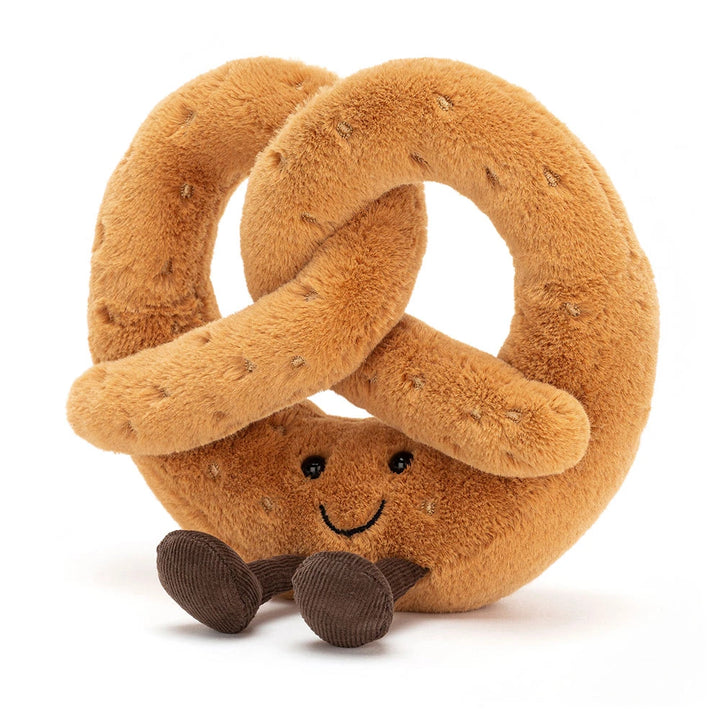 Jellycat Amuseables Pretzel, front view