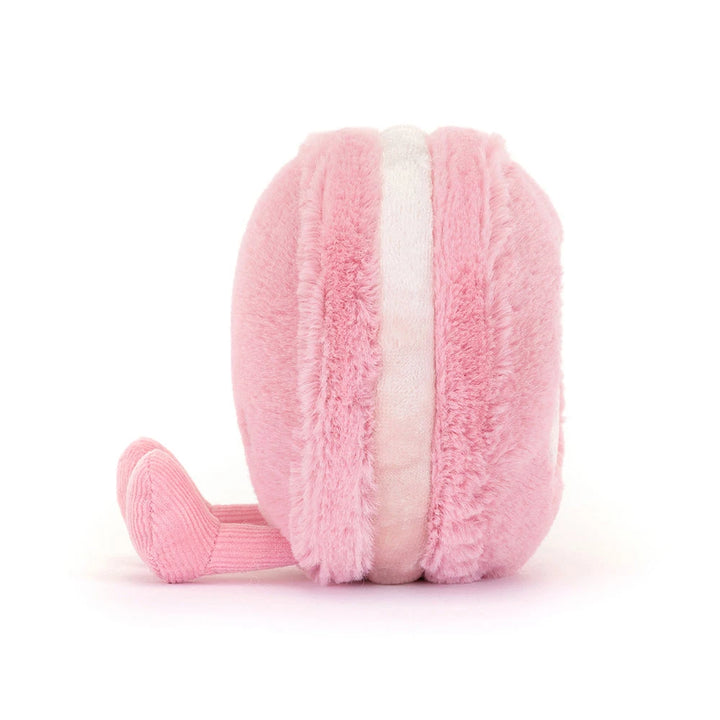 Jellycat Amuseables Mia Macaron, Seitenansicht mit heller Füllung