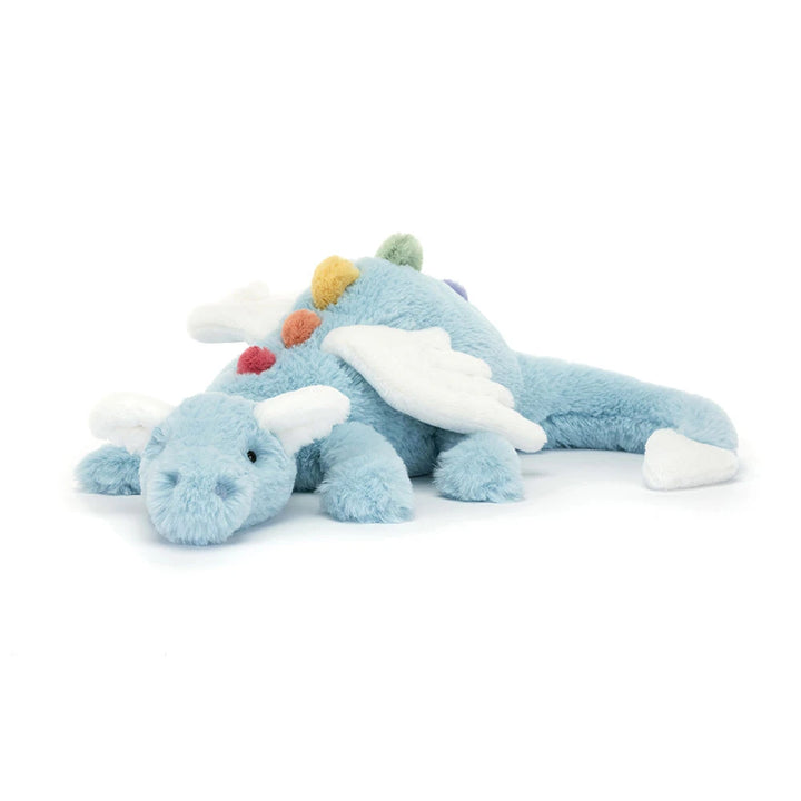 Jellycat Sky Dragon Large, schräge Vorderansicht