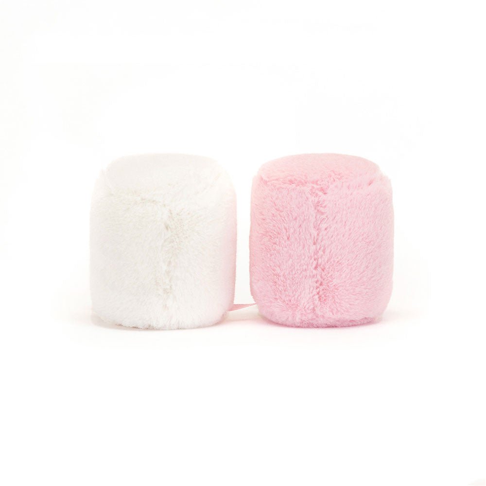 Jellycat | Amuseable Food | Amuseables Pink and White Marshmallows | 9 cm | 3+ - Kleine Eland