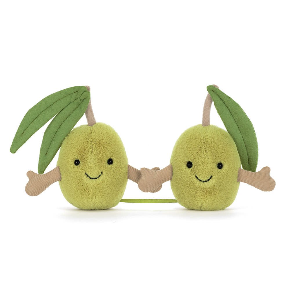 Jellycat | Amuseables Pair of Olives | 14 x 18 x 4 cm | 0+ - Kleine Eland
