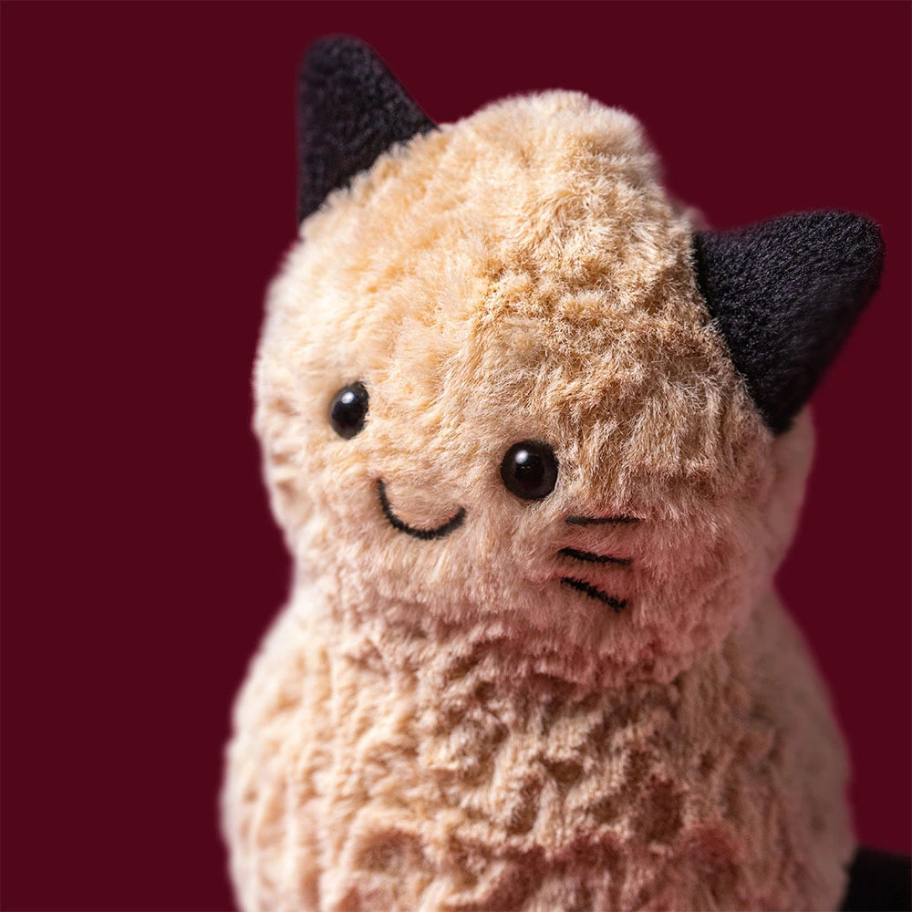 Jellycat Amuseables Peanut Cat - zijaanzicht