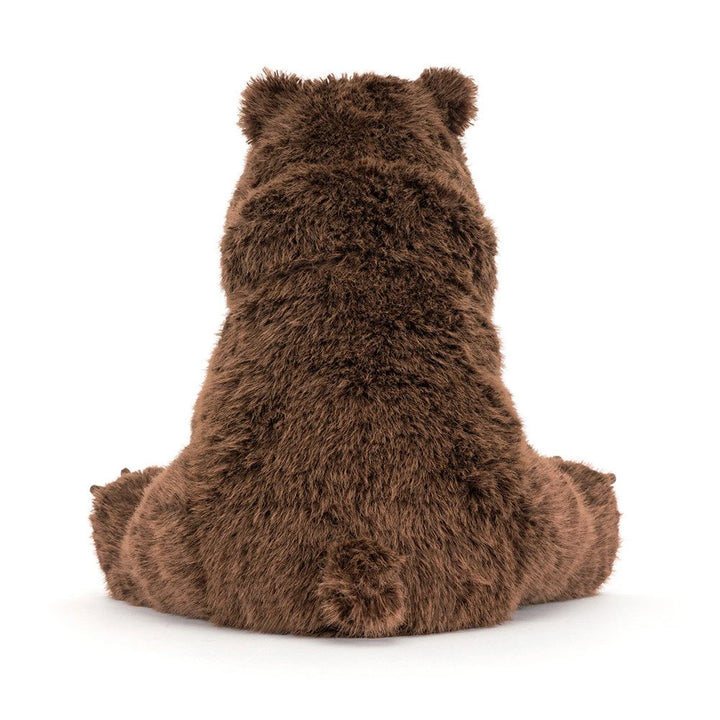 Rear view of Jellycat Bizzlestomp Bear
