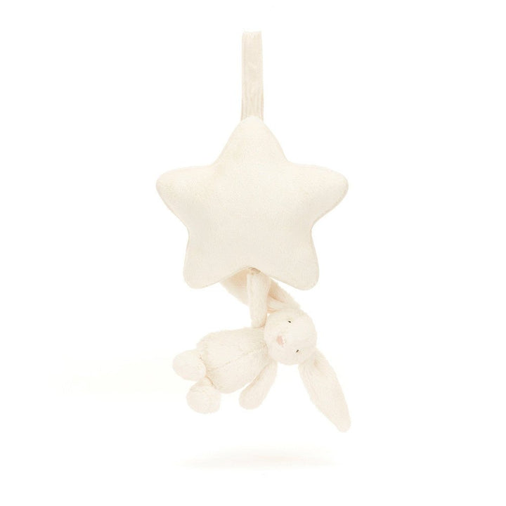 Jellycat | Musical Pull | Bashful Bunny | Cream | 30 cm | 0+ - Kleine Eland