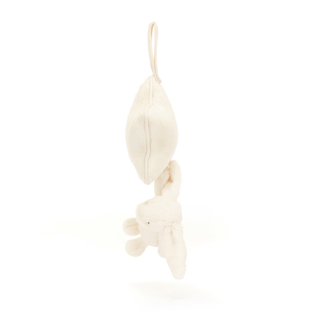 Jellycat | Musical Pull | Bashful Bunny | Cream | 30 cm | 0+ - Kleine Eland