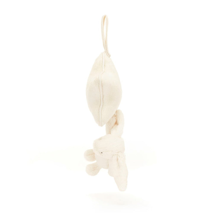 Jellycat | Musical Pull | Bashful Bunny | Cream | 30 cm | 0+ - Kleine Eland