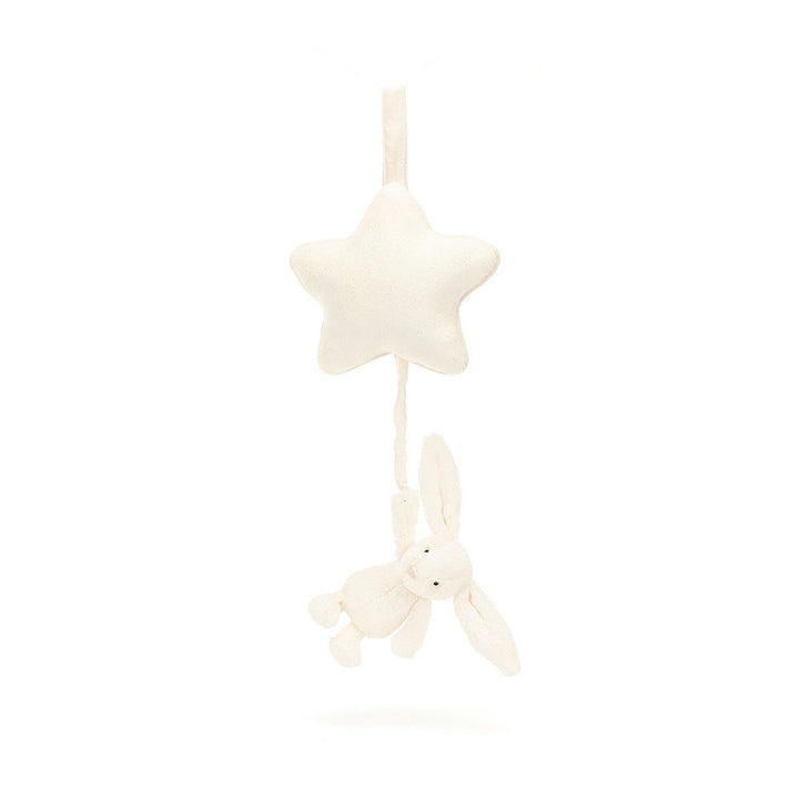 Jellycat | Musical Pull | Bashful Bunny | Cream | 30 cm | 0+ - Kleine Eland