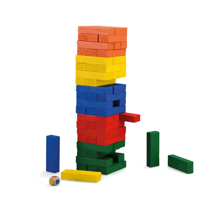 Moulin Roty | Crumbling Tower | Vallende Toren | 60 delig | 6+